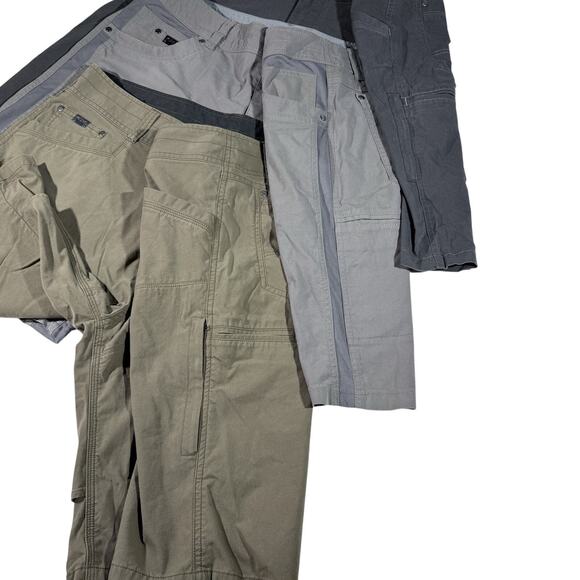 KUHL Men’s Shorts Lot 3 Pair Size 40 Radikl Khaki Gray Dark Gray Outdoor Hiking - Picture 12 of 15